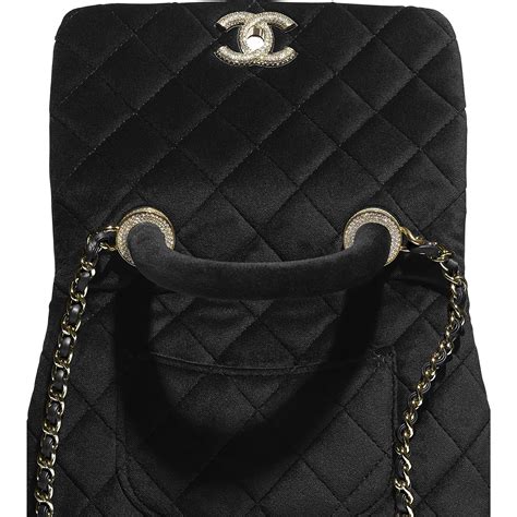 chanel mini sac à rabat avec poignée|Mini sac à rabat avec poignéeVeau grainé & métal doré .